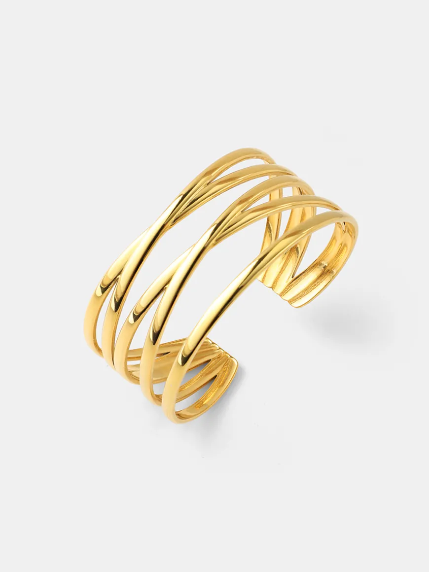 Airy Interwoven Armcuff