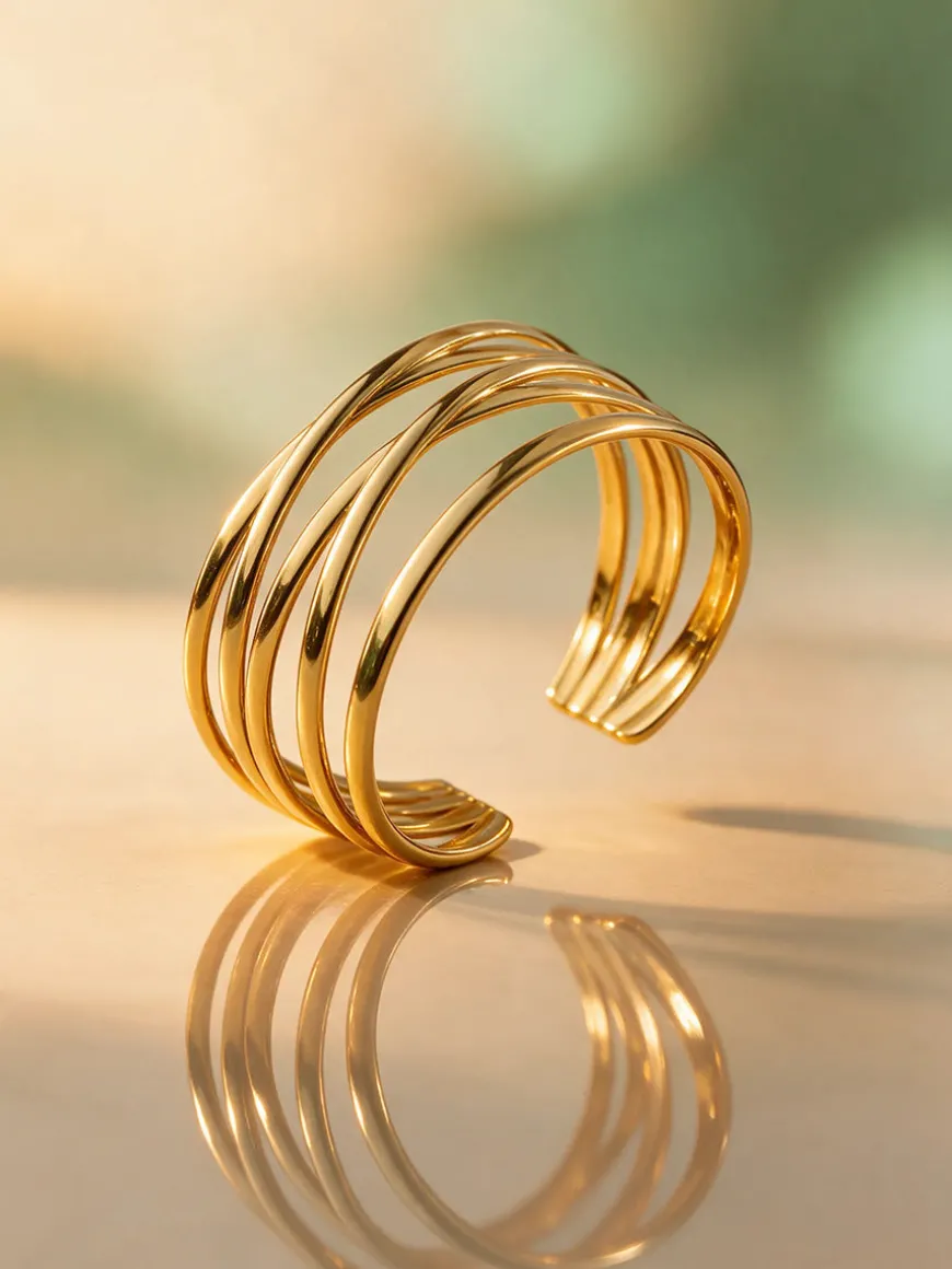 Airy Interwoven Armcuff