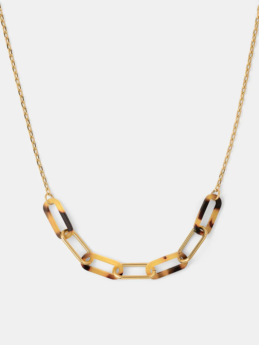 Amber Texture Kette