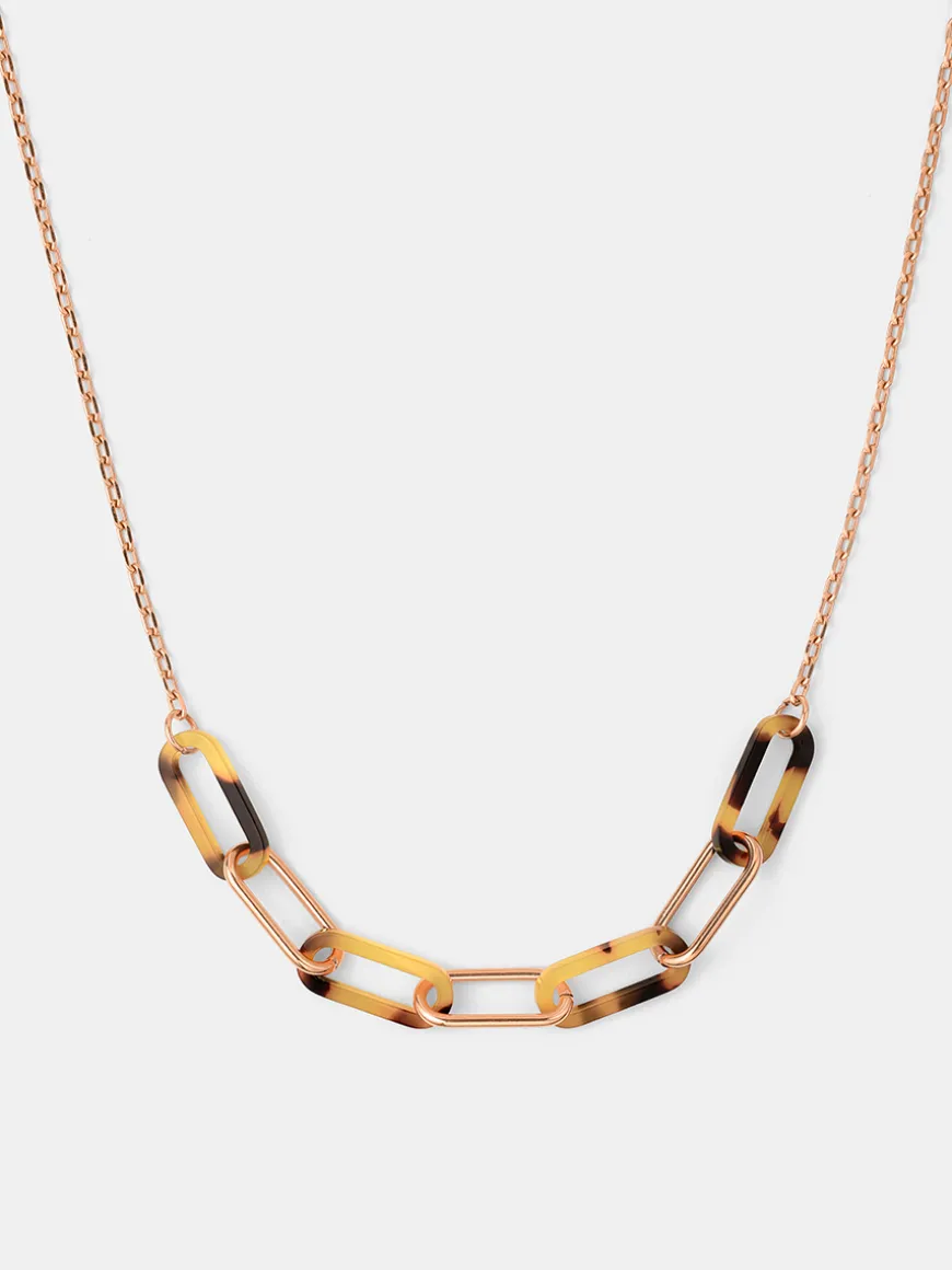 Amber Texture Kette