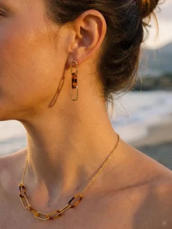 Amber Texture Kette