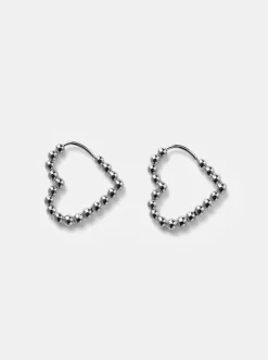Beaded Heart Ohrringe