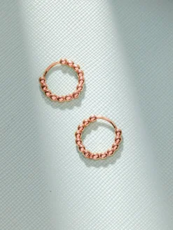 Beaded Hoop Ohrringe