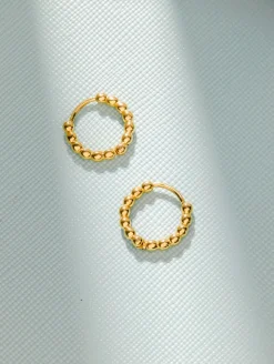 Beaded Hoop Ohrringe