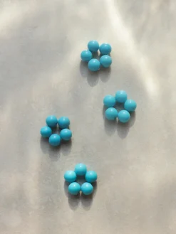 Bead Flower Ohrring-Charm