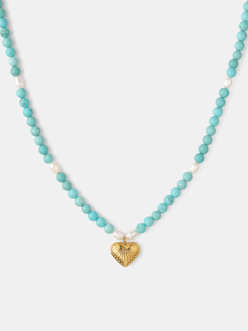 Bead Heart Kette
