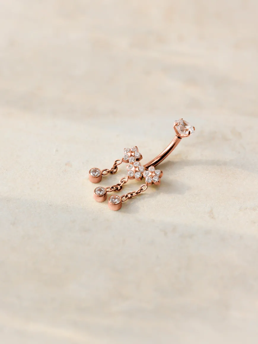 Blooming Glow Titan Bauchnabelpiercing