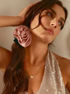 Blooming Rose Scrunchie