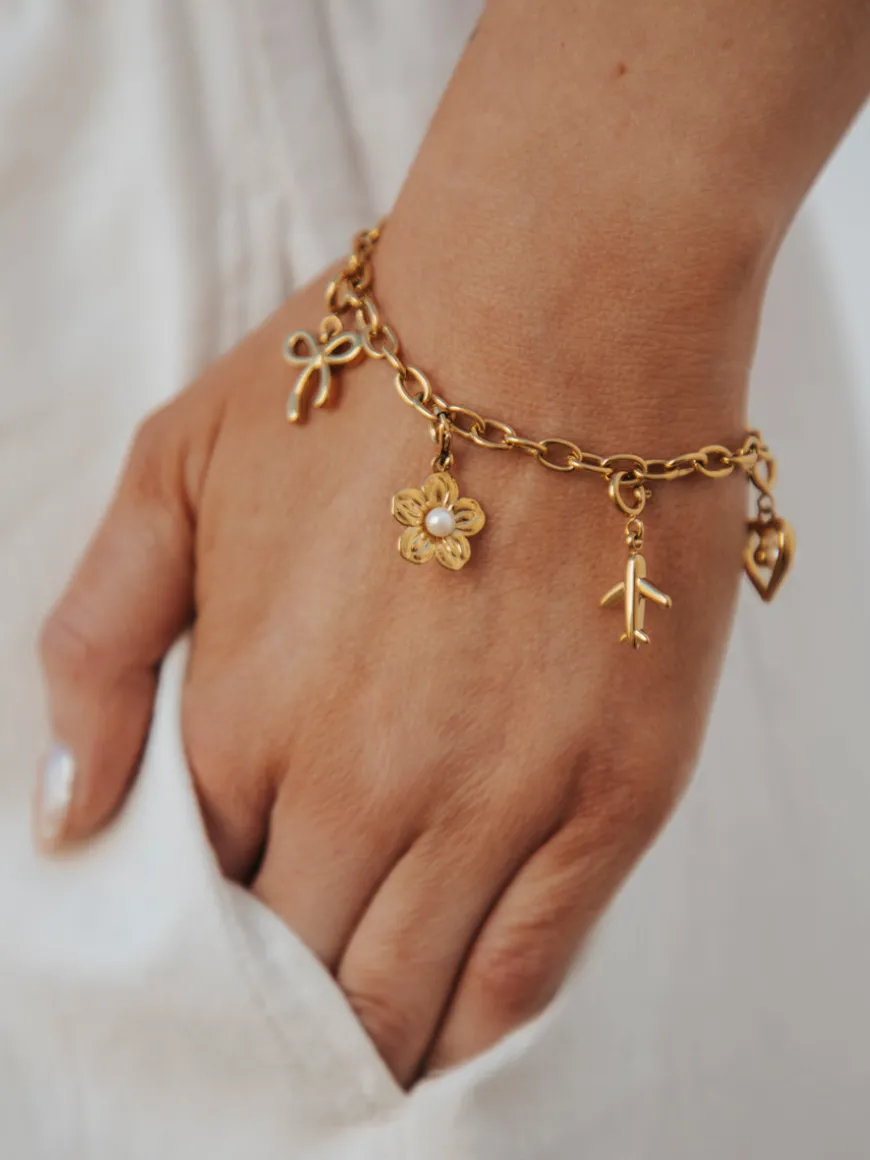 Blossoming Pearl Ketten-Charm
