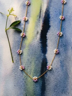 Blossom Moment Purple-white Kette