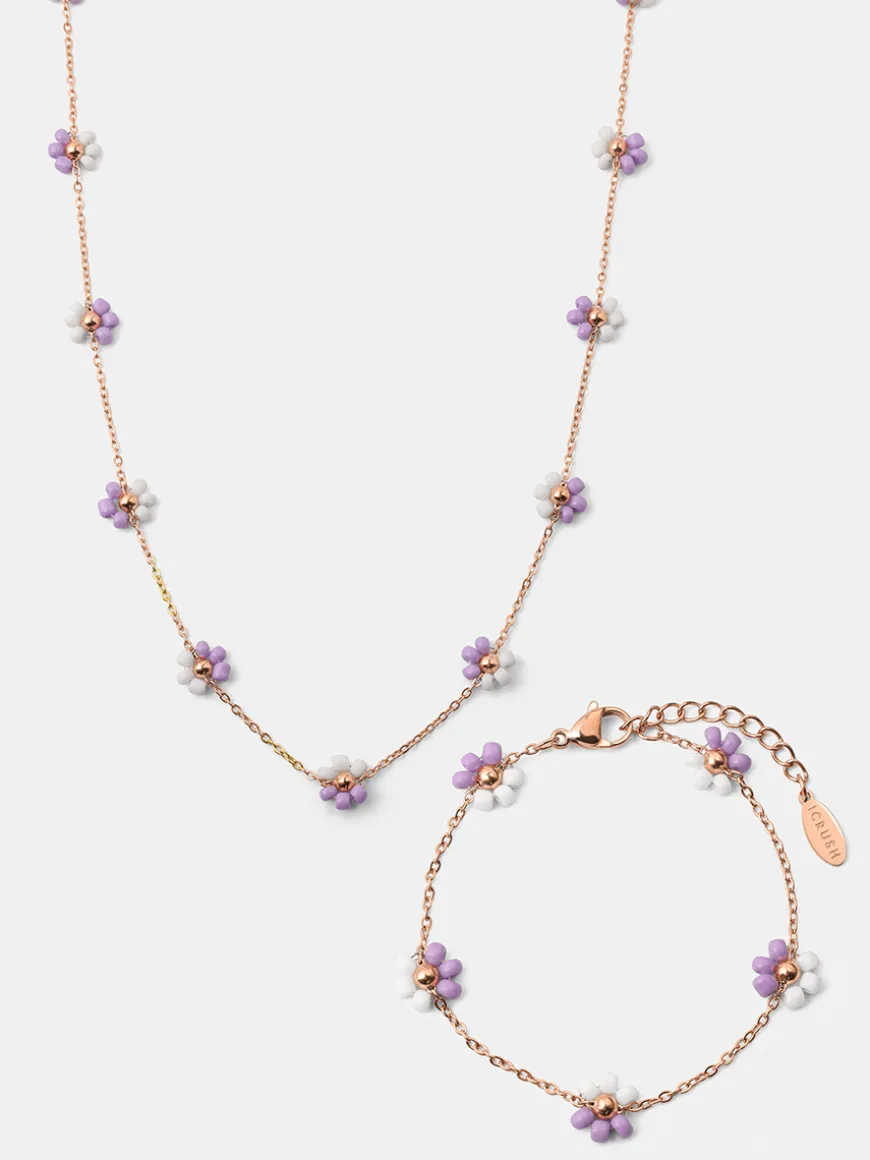 Blossom Moment Purple-white Set