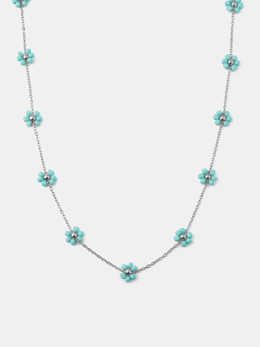Blossom Moment Turquoise Color Kette