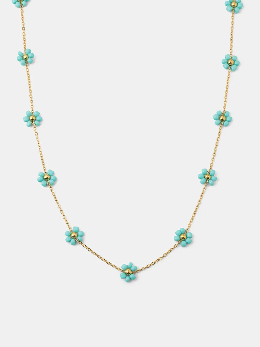 Blossom Moment Turquoise Color Kette