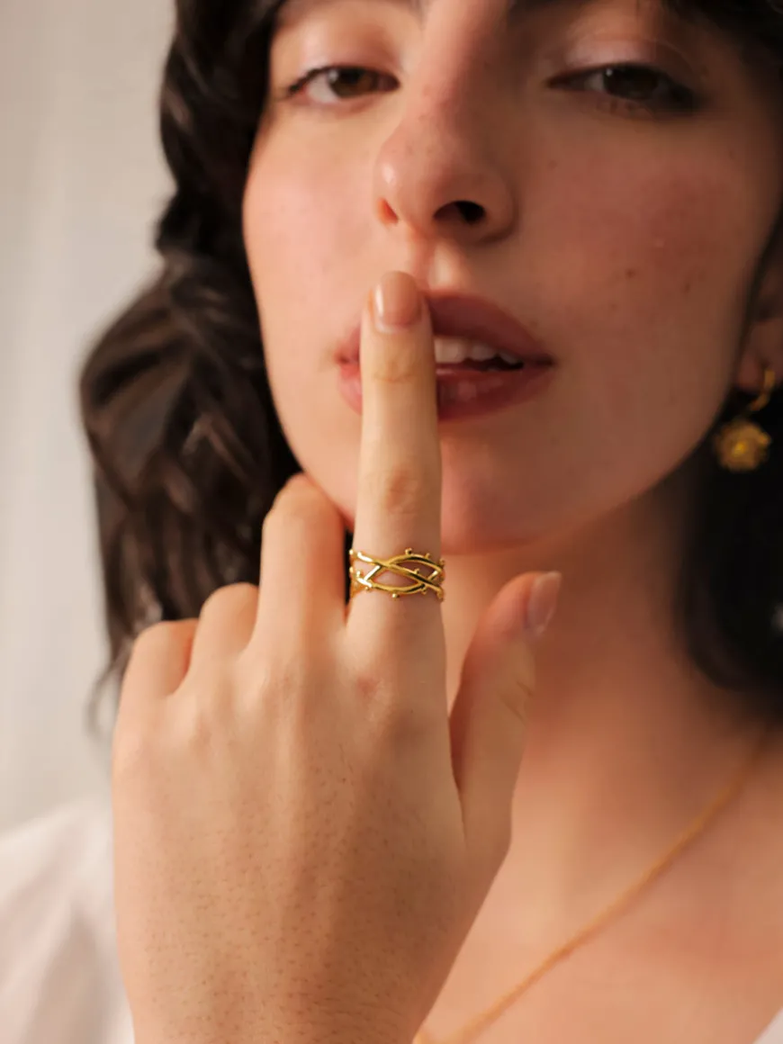 Bold Weave Ring