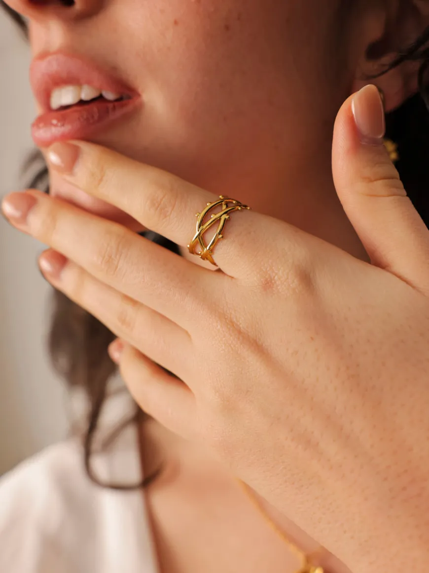 Bold Weave Ring