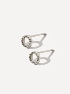 Bubble Round Stud Ohrringe