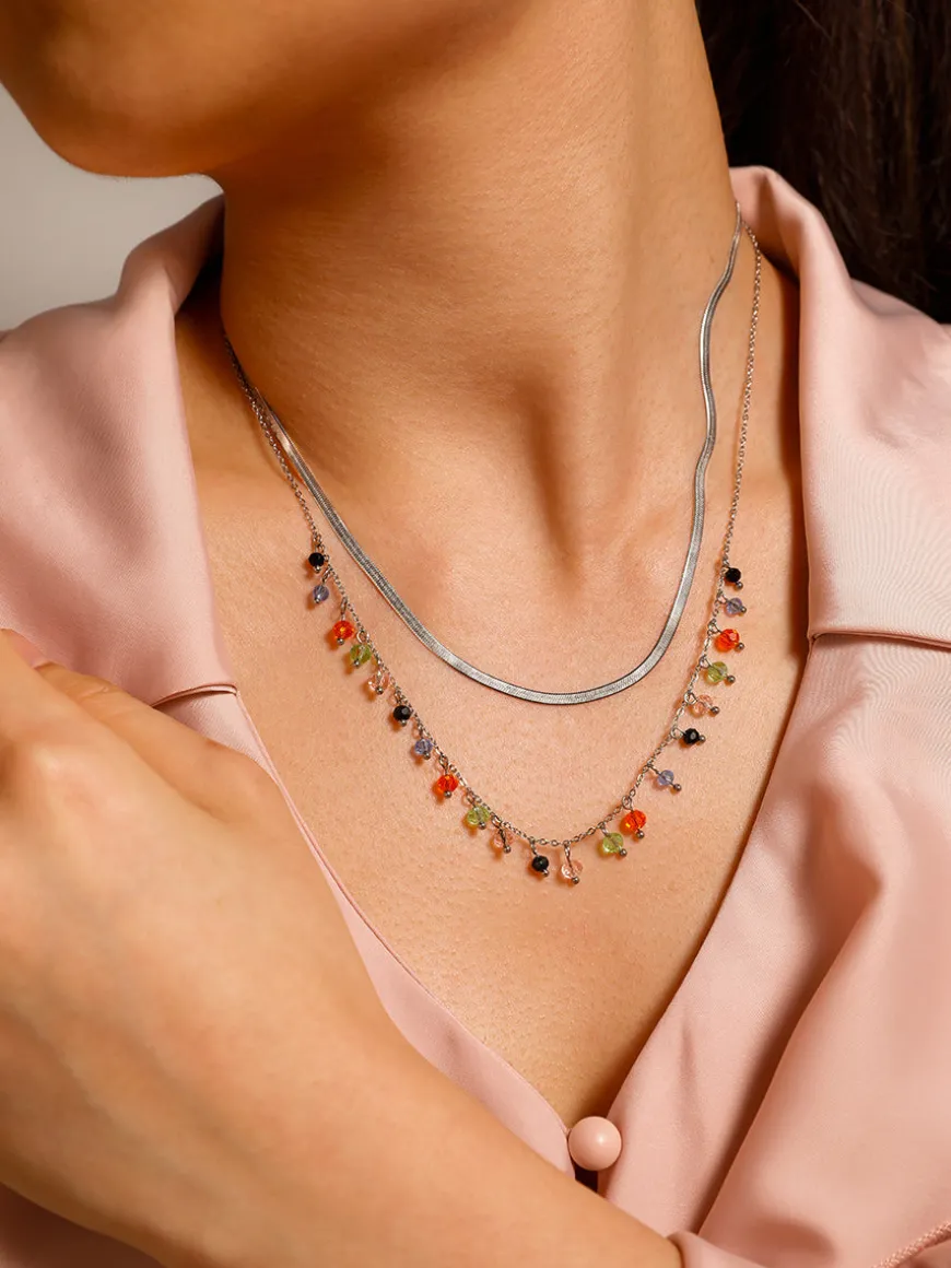 Bunt Stone Kette