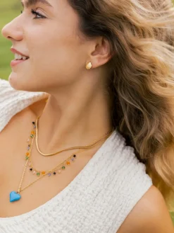 Bunt Stone Kette