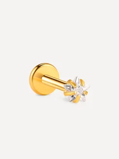 Celestial Solitaire Star Titan Piercing