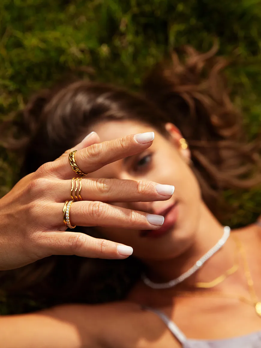 Cheery Wave Ring