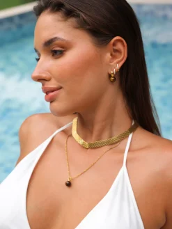 Chic Tiger's Eye Ohrringe