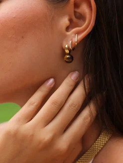 Chic Tiger's Eye Ohrringe