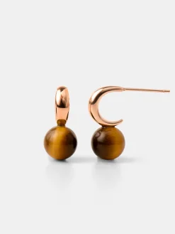 Chic Tiger's Eye Small Ohrringe