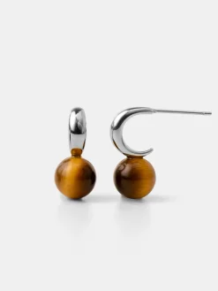 Chic Tiger's Eye Small Ohrringe