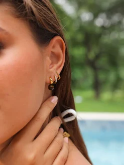 Chic Tiger's Eye Small Ohrringe