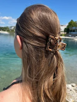 Classic Frame Haarklammer Amber