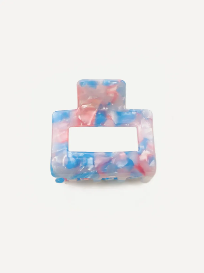 Classic Frame Haarklammer Blue-pink