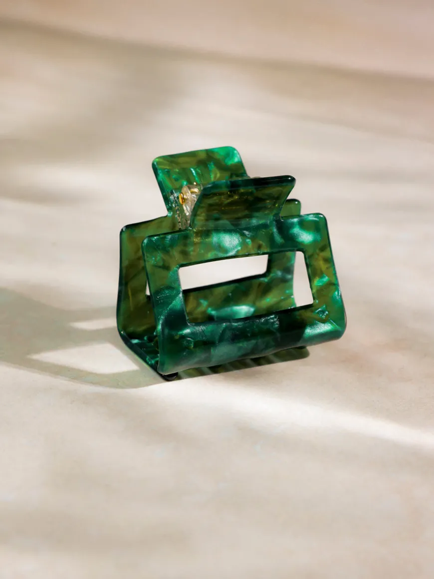 Classic Frame Haarklammer Dark Green