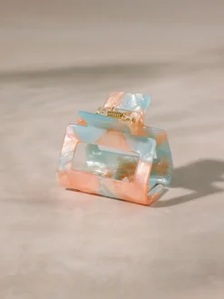 Classic Frame Haarklammer Peach Blue