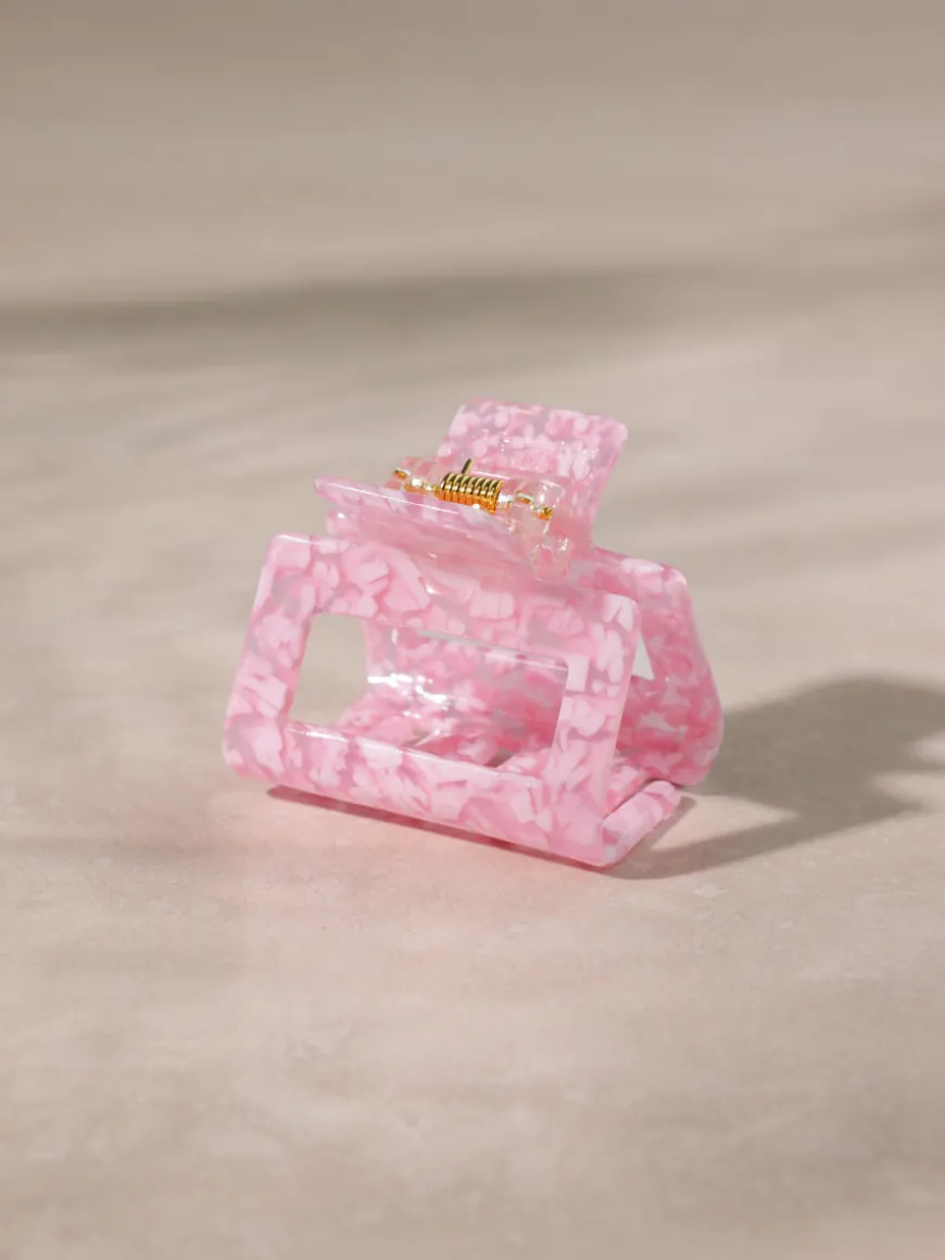 Classic Frame Haarklammer Pink Floral