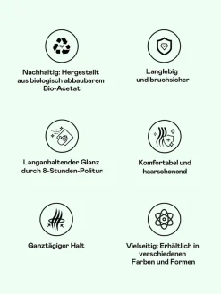 Classic Frame Haarklammer Red
