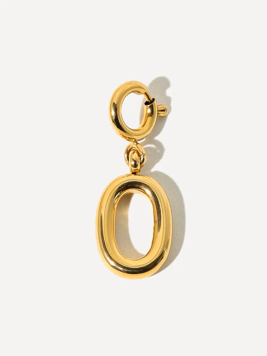 Classic Number Ketten-Charm - 0