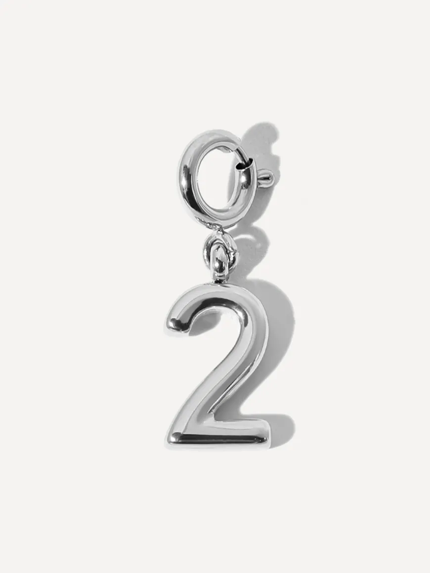 Classic Number Ketten-Charm - 2