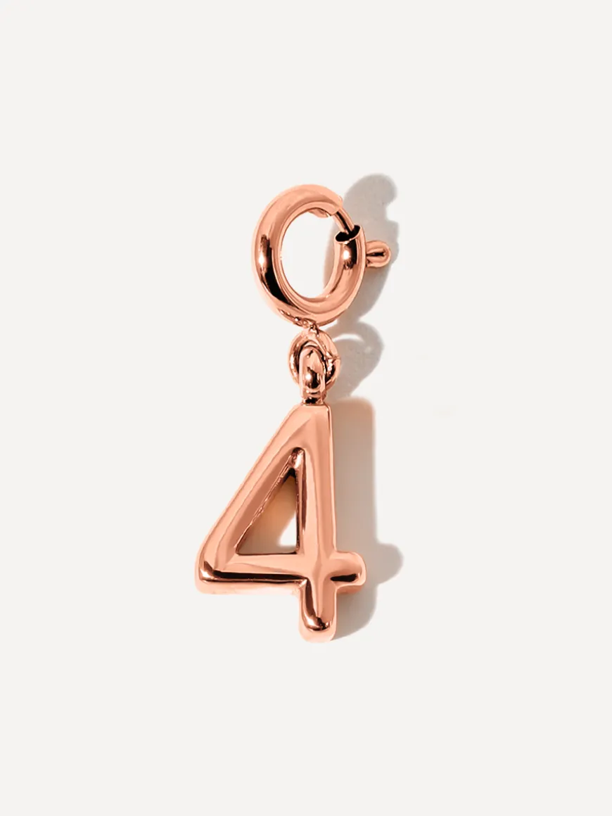 Classic Number Ketten-Charm - 4