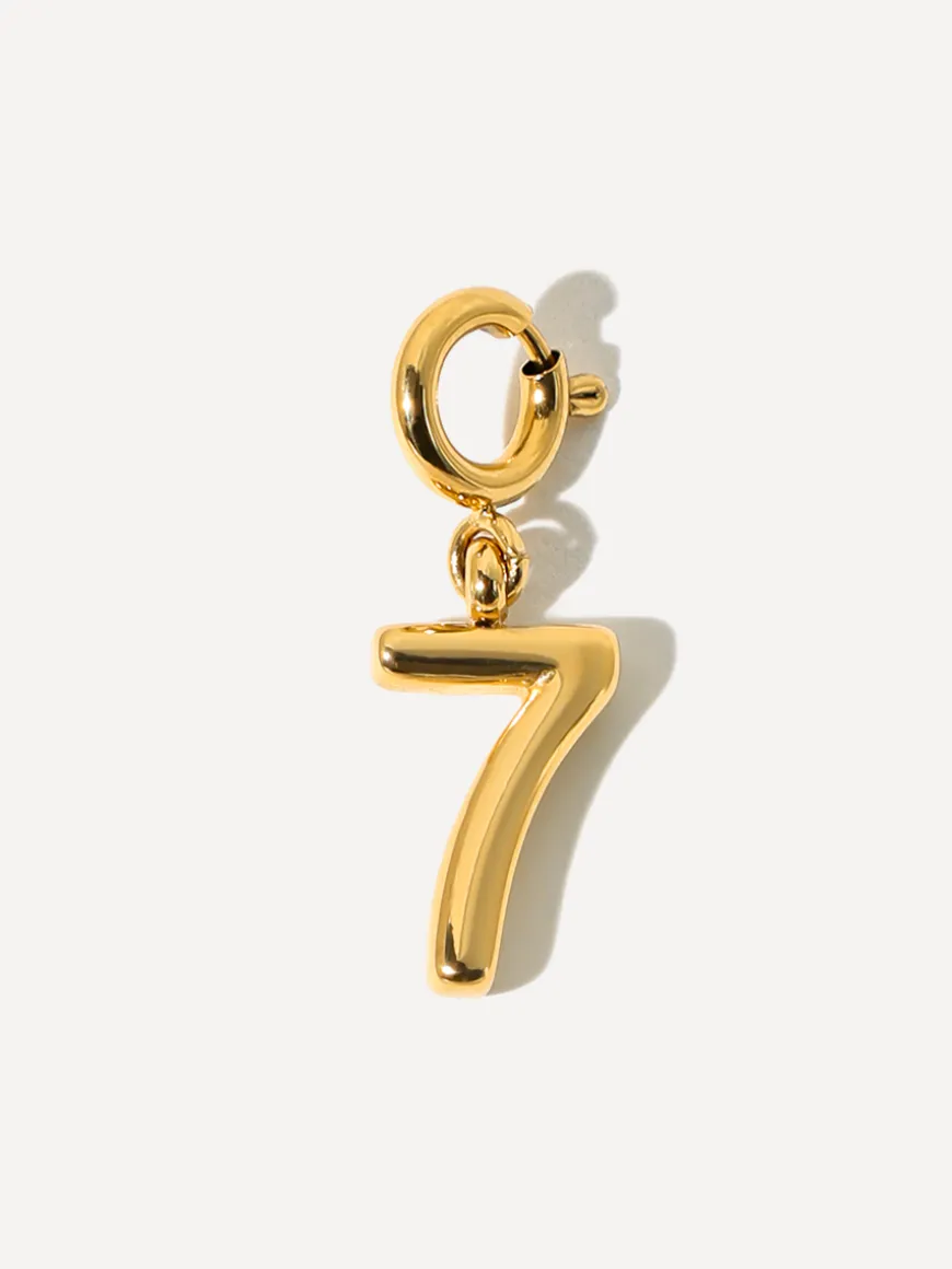 Classic Number Ketten-Charm - 7