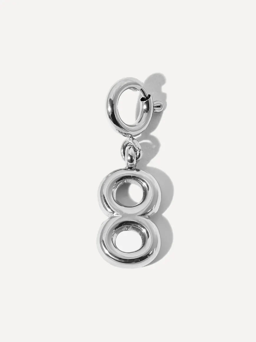 Classic Number Ketten-Charm - 8