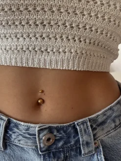 Classic Smooth Titan Bauchnabelpiercing