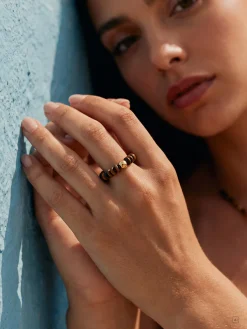 Classic Tiger's Eye Mark Ring