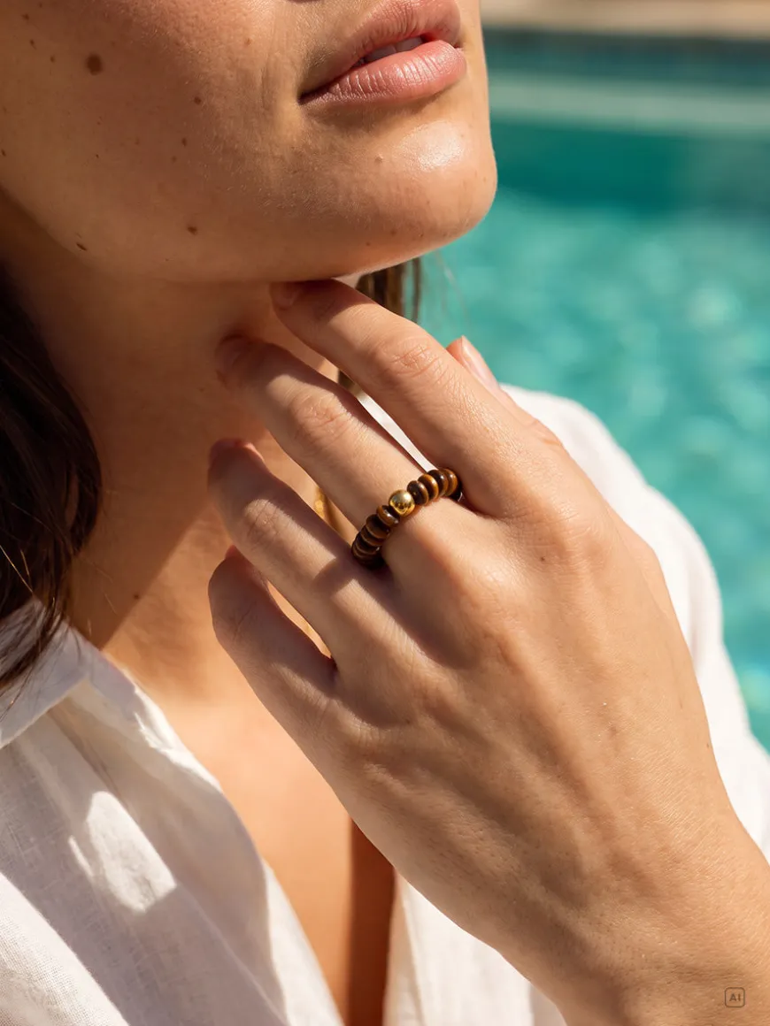 Classic Tiger's Eye Mark Ring