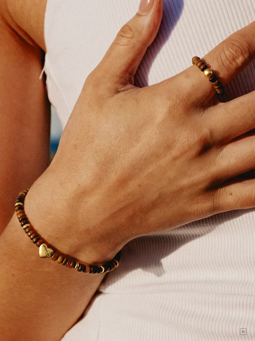 Classic Tiger's Eye Mark Ring