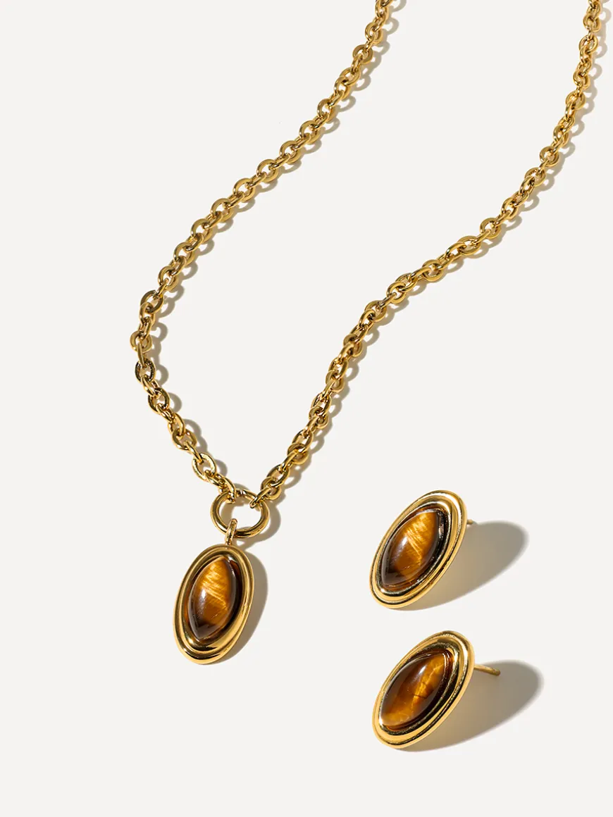 Classic Tiger's Eye Set