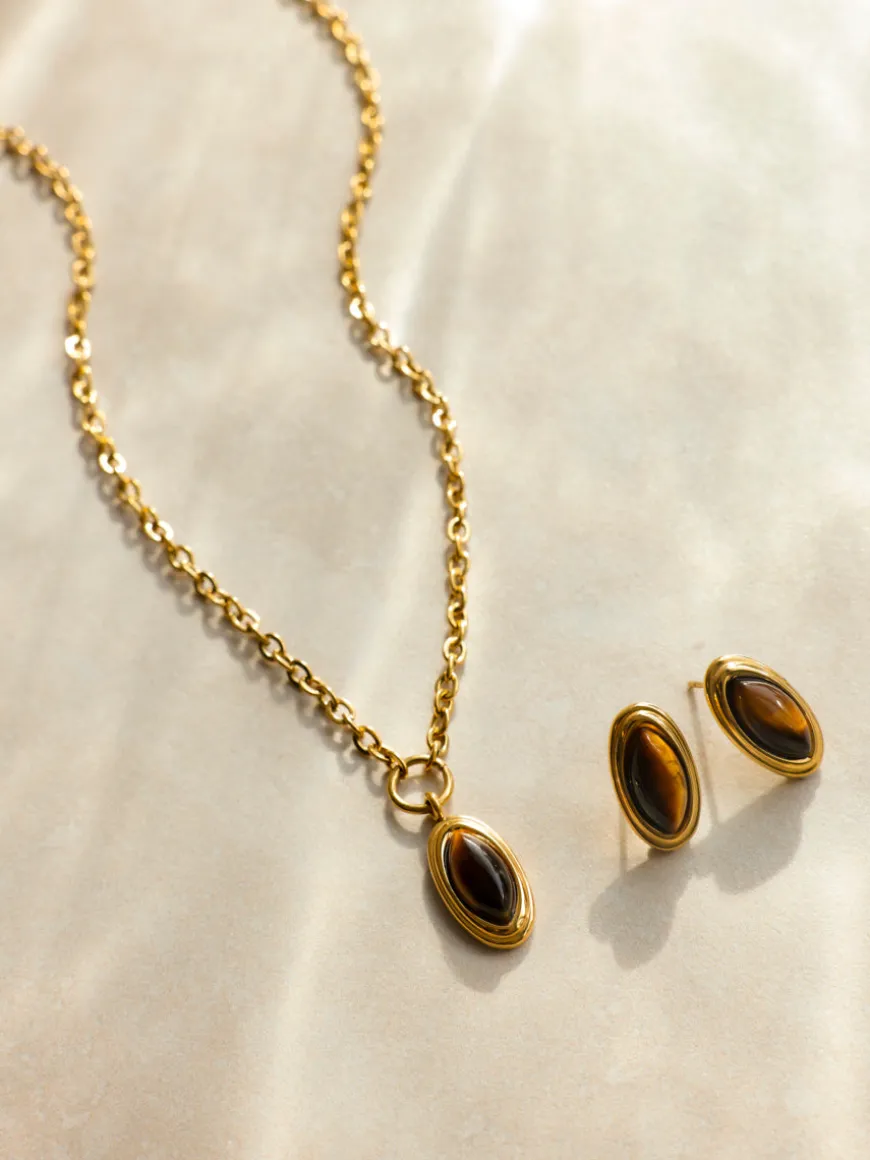 Classic Tiger's Eye Set
