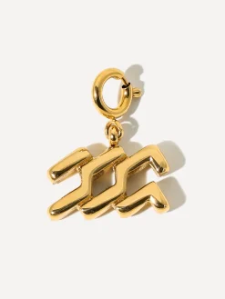 Classic Zodiac Ketten-Charm - Aquarius