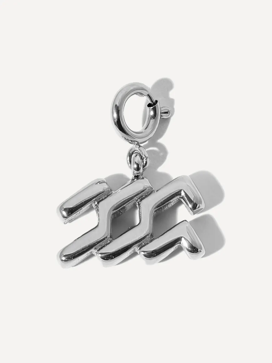 Classic Zodiac Ketten-Charm - Aquarius