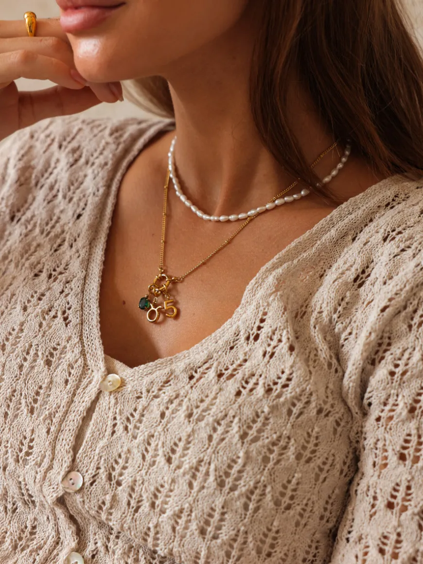 Classic Zodiac Ketten-Charm - Taurus