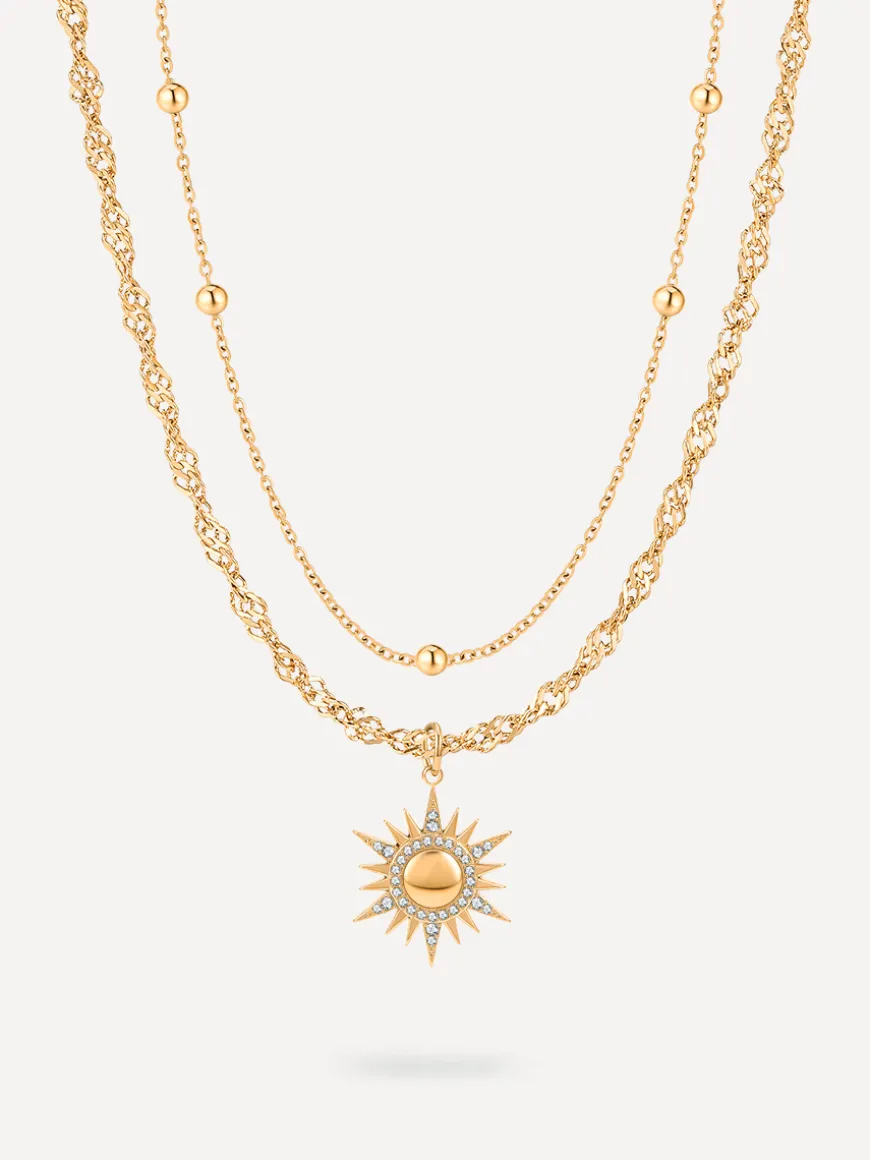 Cluster Glitter Kette